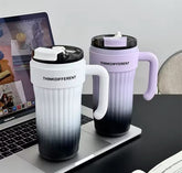 Gradient Color Insulated Cup 316 Stainless Steel Coffee CupΒ 860mlΒ